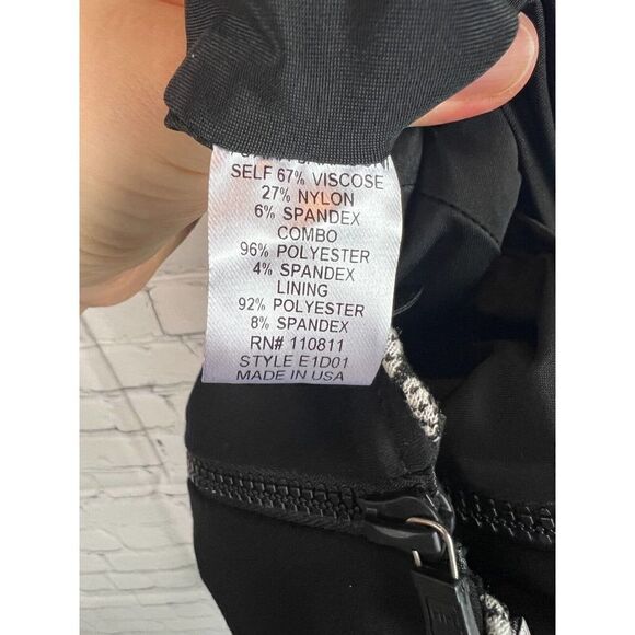 YOANA BARASCHI black bodycon sleeveless knit lined stretch sheath dress XS - Picture 9 of 10